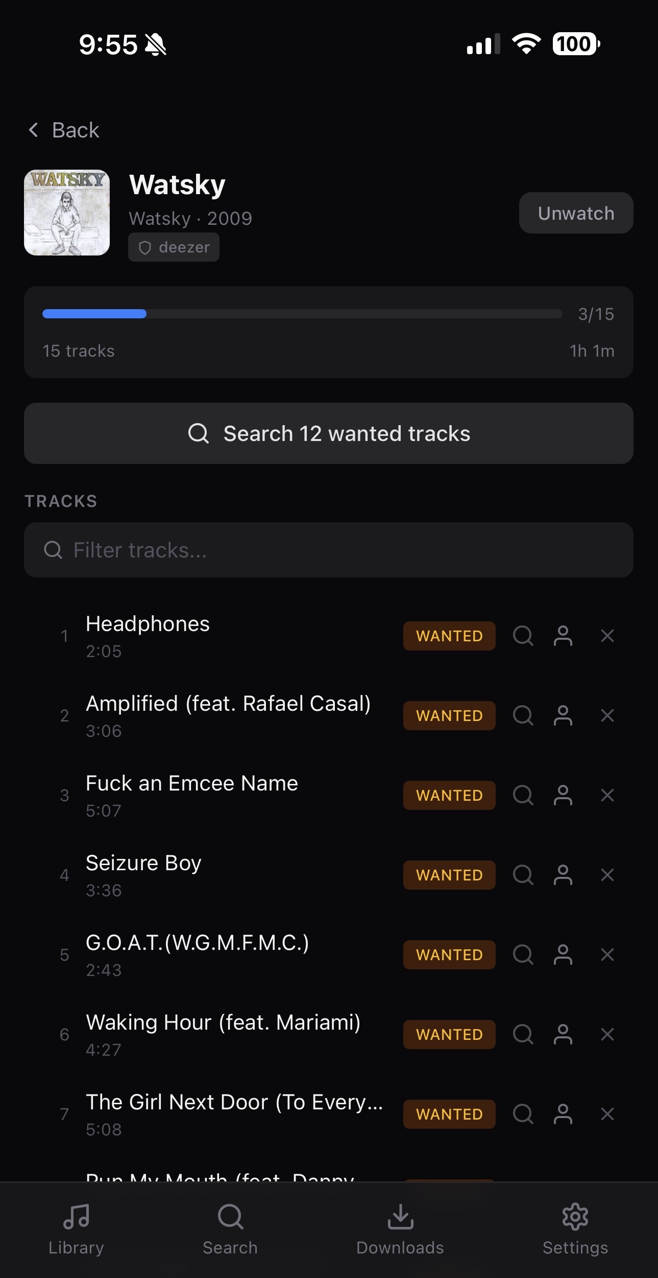 Album detail